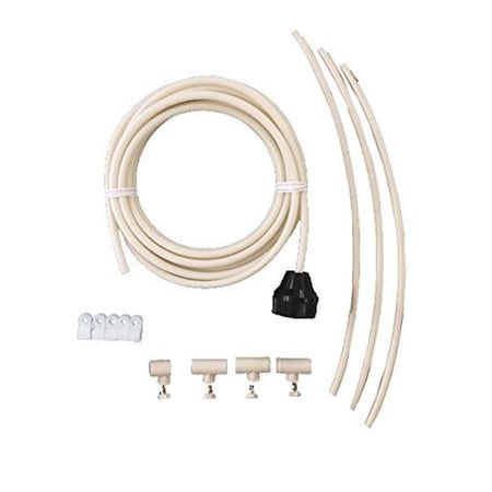 Chalk & Chuckles Mist Cooling MC524-MC524 Patio Misting Kit Assembly Make Your Own Misting System - 5 Minute Installation; 24 ft. & 4 Nozzles MC524-MC524
